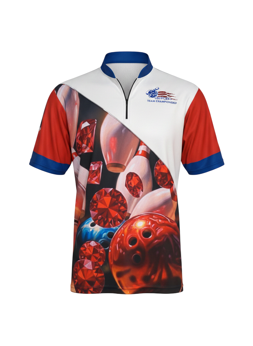 Team USA Tournament 2026 Ruby Anniversary Bowling Jersey