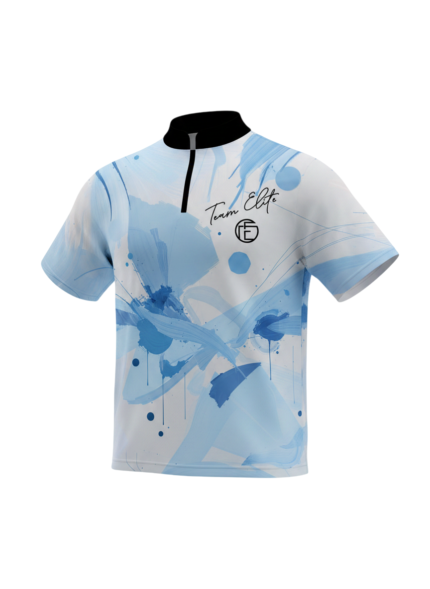 Artwork in Blue Bowling Jersey