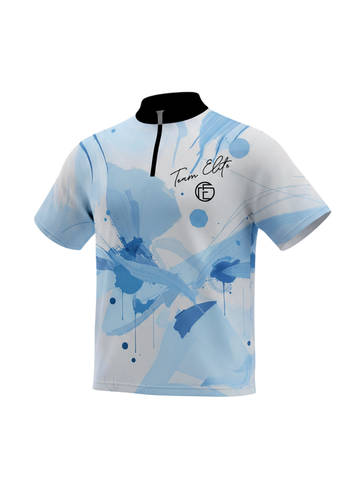 Artwork in Blue Bowling Jersey
