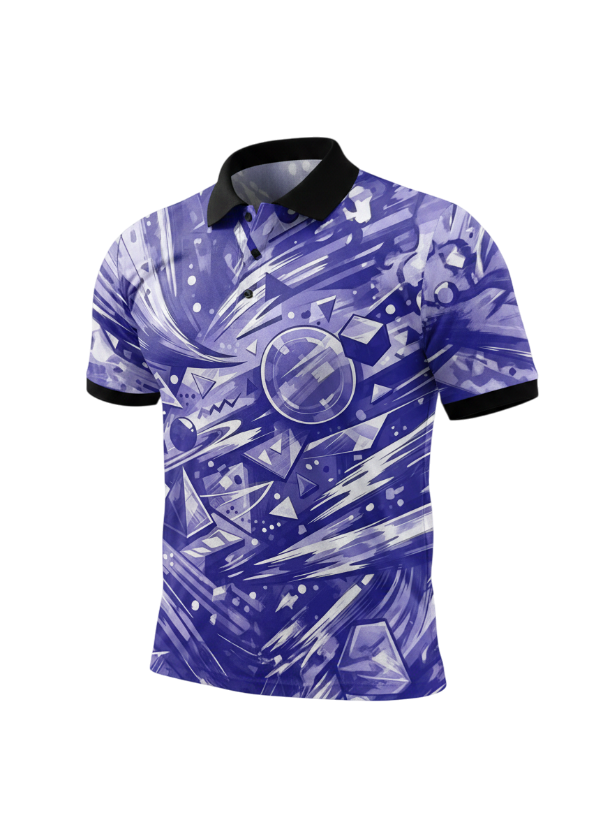Geometric Waves Bowling Jersey