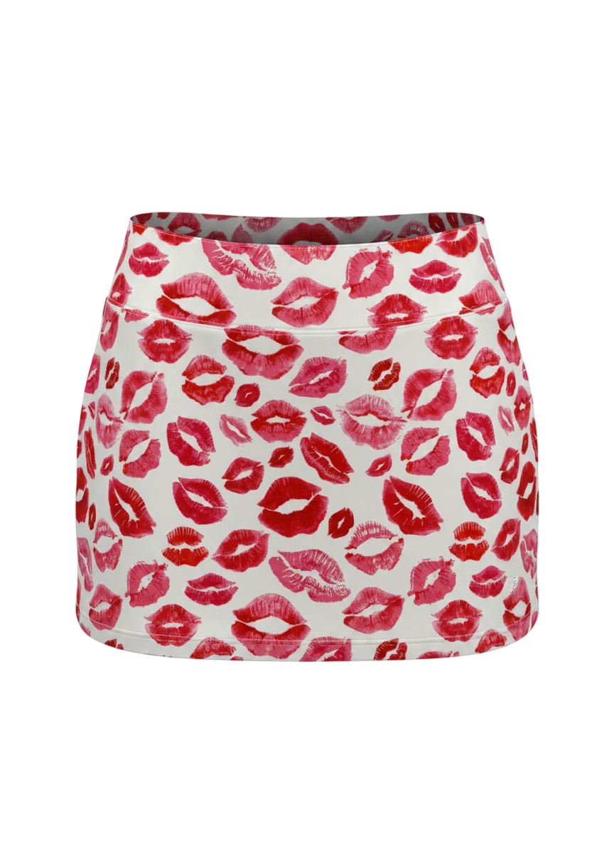 Lipstick Womens Skort