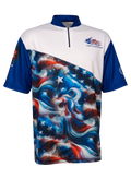 Team USA Ruby Anniversary-Blue Bowling Jersey